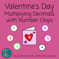 Valentine's Day Multiplying Decimals - Digital and Printable