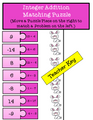 Easter Integer Addition and Subtraction Matching Puzzle Pieces