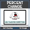 Percent Change Holiday - Christmas - Winter Digital Activity for Google Sheets 2