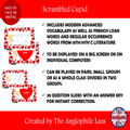 Valentine's day vocabulary game | Digital unscramble| Grade 11 - 12 | C1 - C2