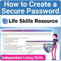 Essential Life Skills Activity for Teens and Adults - How to Create a Secure Password 