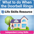 Essential Life Skills Activity for Teens and Adults - What to do When the Doorbell Rings