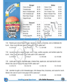 Functional Money Math Life Skills Worksheets - Reading Restaurant Menus Level 2