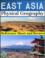 East Asia Physical Geography Reference Sheet and Review