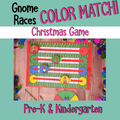 Gnome Races Color Match Christmas Game