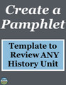 History Review Activity Pamphlet Template