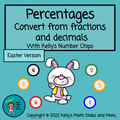 Easter Percentages - Converting with Number Chips