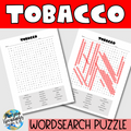 Tobacco Word Search Puzzle