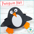 Penguin Hat Craft - Winter Craft - Penguin Craft - Penguin Activity