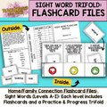 Beginning Readers: Family Engagement Sight Word Trifold & Flashcards!
