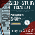 Self-study French beginner's course book - lessons 3,4&5 (audio files)