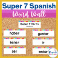 Spanish Classroom Decor - Super 7 Word Wall