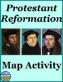 The Protestant Reformation Map Activity