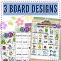 Spring Vocabulary Game BINGO Activity - 37 Boards Elementary / Newcomer