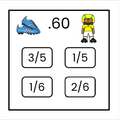 Super Bowl/Football Fractions/Decimals/Percentages Slide Game - Google Slides & Power Point