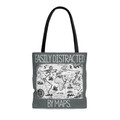 Easily Distracted by Maps Tote Bag