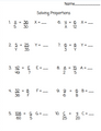 St. Patrick's Day Solving Proportions with Number Chips