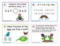 Grade 3 Springtime Math Task Cards