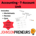 Accounting - T Account Unit