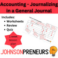 Accounting - Journalizing Transactions in a General Journal Unit