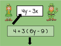 St. Patrick's Day Advanced Equivalent Expressions Race