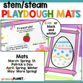 Spring STEM - Playdough Mats - STEM Activities and Challenges for Spring