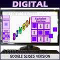 Equivalent Fractions Activity - Bingo Game - Fraction Symbols