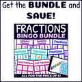 Fractions Activity 1/2s to 1/5s - Bingo Game - Fraction Circles