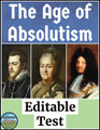 The Age of Absolutism Test