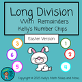 Easter Long Division with Number Chips