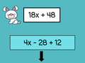 Easter Advanced Equivalent Expressions Race