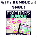 Spring Equivalent Fractions Activity - Matching Game