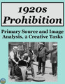 1920s Prohibition Primary Source and Image Analysis