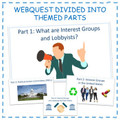 Interest Groups & Lobbying American Government Webquest Worksheet or Google