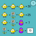 Easter Order of Operations Logic Picture Puzzles