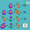 Easter Order of Operations Logic Picture Puzzles