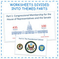 Complete Course Bundle of Printable Worksheets for American Government or Google