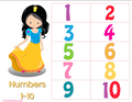 Fairytale Princess Math Counting Printables : learn to count and skip count
