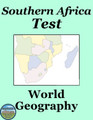 Southern Africa World Geography Test