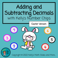 Easter Fractions Decimals Percentages Bundle