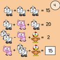 Order of Operations Logic Picture Puzzles