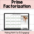 Prime Factorization Digital Self-Checking Activity