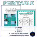 Number Bonds to 30 Activity - Cut and Paste Puzzle - 26-30 - Printable & Digital