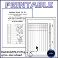 Number Bonds to 15 Practice - Cut and Paste Puzzle - 11-15