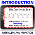 Skip Counting by 3s Introduction and Practice Activity - Digital Boom ™ Cards