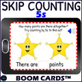 Skip Counting by 5s Introduction and Practice Activity - Digital Boom ™ Cards