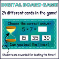 Multiplication Facts Fluency Game - 5 Times Table Review - Printable and Digital