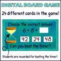 Multiplication Facts Fluency Game - 6 Times Table Review - Printable and Digital