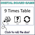 Multiplication Facts Fluency Game - 9 Times Table Review - Printable and Digital