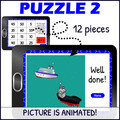 Multiplication Facts for 5 Times Table Practice - Mystery Pictures - Boom™ Cards
